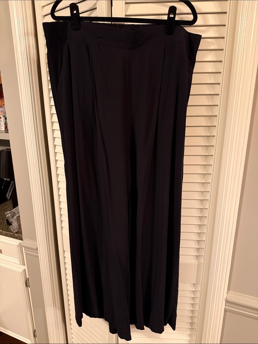 torrid Black Wide-Leg Stretch Palazzo Pants